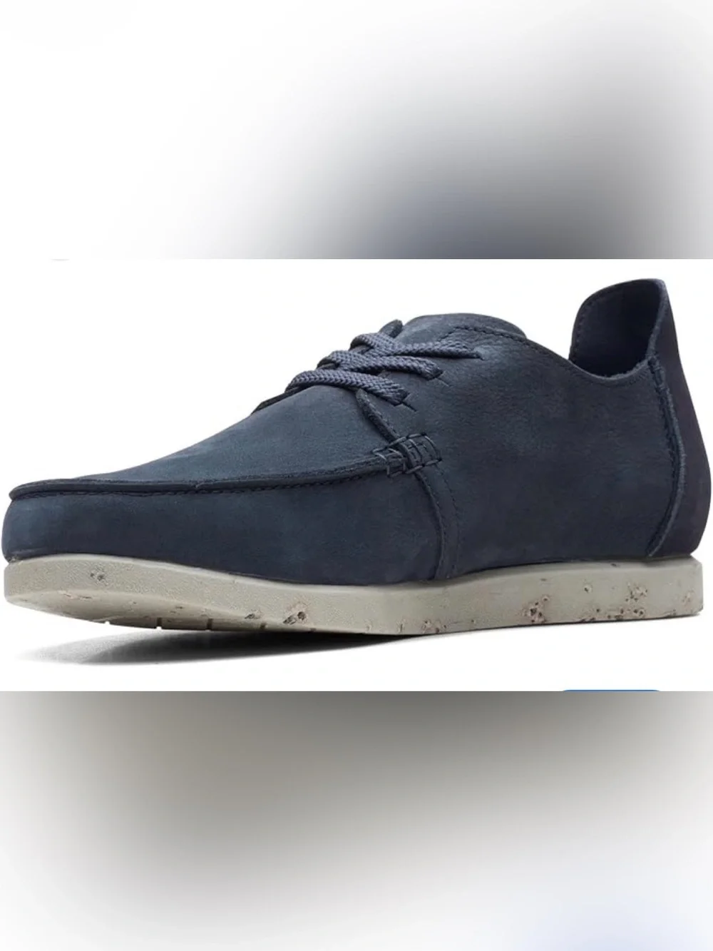 Clarks ShacreLite Low Nubuck Leather Oxfords
